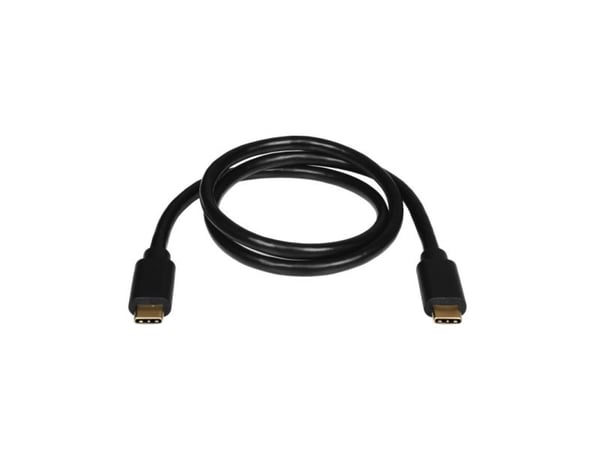 Port Designs 900074, 1 m, USB C, USB C, 10 Gbit/s, musta