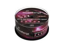 MediaRange - 50 x CD-R - 700 MB (80 min) 52x - spindel