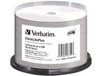 Verbatim DataLifePlus Professional - 50 x DVD+R DL - 8.5 GB 8x - bred termoskriveoverflate - spindel
