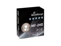MediaRange - 10 x Diskettstasjon - 1.44 MB - svart