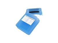 LogiLink 2.5" HDD Protection Box for 2 HDDs - Beskyttelsesboks for harddisk - blå