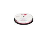 Primeon ultra-protect-disc - 10 x BD-R DL - 50 GB 2x - 8x - påskrivningsetiketter - sølv - spindel