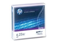HPE Ultrium RW Eco Case Data Cartridge - 20 x LTO Ultrium 6 - 2.5 TB / 6.25 TB - påskrivningsetiketter - purpur - for StorageWorks SAS Rack-Mount Kit