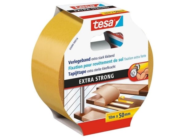 TESA 5686, Valkoinen, Kiinnittävä, Polypropeeni (PP), 20%, 10 m, 50 mm