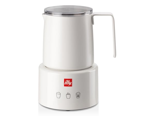Illy 22984, Automatisk melkeskummer/varmer, Hvit, Rustfritt stål, 250 ml, Varm & Kald, Berøringskontroll