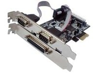 Longshine Controller PCIe 2x seriell 1x parallell (RS232C) detaljhandel