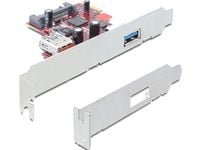 Delock PCI Express Card - USB-adapter - PCIe 2.0 - USB, USB 2.0, USB 3.0 - 2 porter