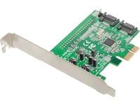 Dawicontrol DC 600e RAID - Lagringskontroller (RAID) - 2 sendere/kanal - SATA-600 Low Profile - 600 MBps - RAID 0, 1, JBOD - PCI Express 2.0 x1 (DC...
