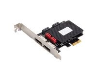 MicroConnect - Kontroller for lagring (RAID) - 2-kanals - SATA 6Gb/s / eSATA 6Gb/s - PCIe 2.0 x1