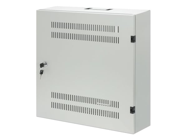 Intellinet 713641, Väggmonterad rack, 2U/4U, 60 kg, Knapplås, 8,5 kg, Grå
