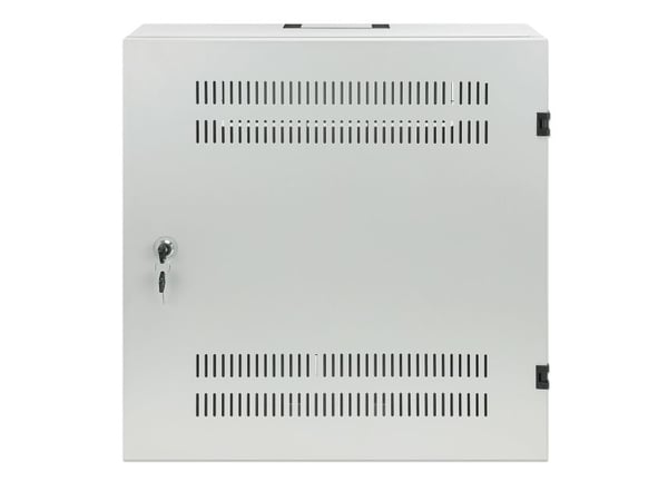 Intellinet 713641, Veggmonterbar hylle, 2U/4U, 60 kg, Nøkkellås, 8,5 kg, Grå