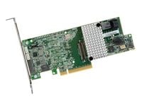 LSI MegaRAID SAS 9361-8i - Kontrollerkort (RAID) - SATA 6Gb/s / SAS 12Gb/s - låg profil - RAID 0, 1, 5, 6, 10, 50, 60 - PCIe 3.0 x8