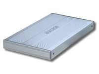 Aixcase AIX-SUB2S - Drevkabinett - 2.5" - SATA 3Gb/s - USB 2.0 - sølv