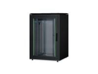 Digitus Unique DN-19 22U-8/8-B-1 - Rack skap - svart, RAL 9005 - 22U - 19"