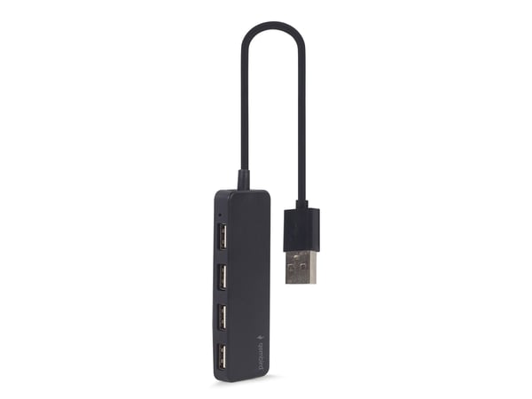 Gembird USB 2.0 Hub 4-porter (svart)
