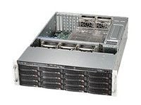 Supermicro SC836 BA-R920B - Rackmonterbar 3U - utvidet ATX (E-ATX) - SAS - hot-swap 920 watt - svart - USB/seriell