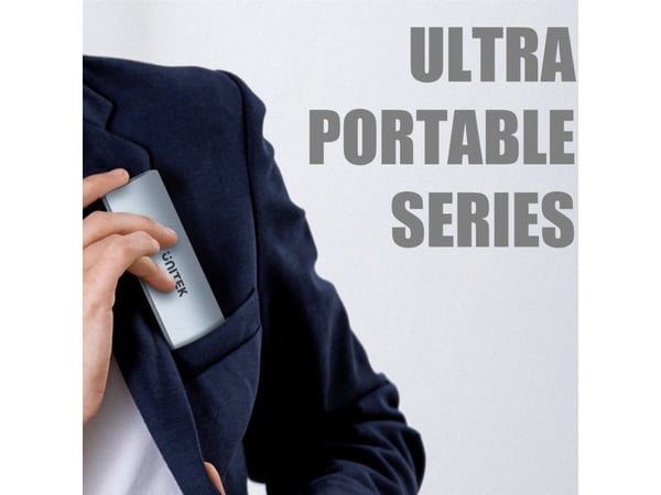Unitek S1230A - Lagringspakning - M.2 - M.2-kortti (PCIe NVMe &amp; SATA) - M.2-kortti, USB-C - avaruusharmaa