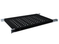 DIGITUS - Rack-hylle - RAL 9005, svart - 1U - 19"