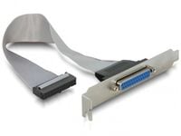 Delock - Parallellpanel - DB-25 (hunn) til 26 pin IDC (hunn) - 22 cm