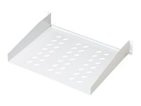 DIGITUS Professional Line DN-19 TRAY-2-55 - Rack-hylle - grå, RAL 7035 - 2U - 19"
