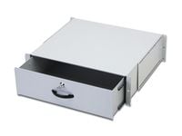 Digitus DN-19 KEY-3U - Lagerskuff til rack - grå, RAL 7035 - 3U - 19" - for P/N: DN-19 07U-6/6, DN-19 09U-6/6, DN-19 12U-6/6, DN-19 16U-6/6, DN-19 ...