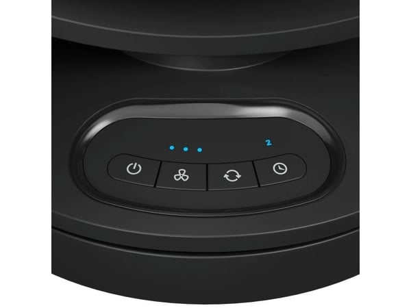 Honeywell HF715BE, Husholdningsvifte, Sort, Gulv, 80°, 0 - 90°, Knapper
