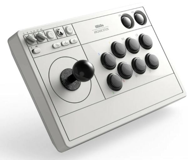 8Bitdo Arcade Stick, Joystick, PC, Xbox One, Xbox One S, Xbox One X, Xbox Series S, Xbox Series X, analoginen/digitaalinen, kaapeli ja langaton, RF...