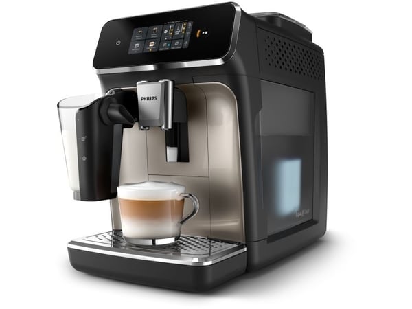Philips Series 2300 EP2336 - Automatisk kaffemaskin med melkeskummer - 15 bar - svart/krom
