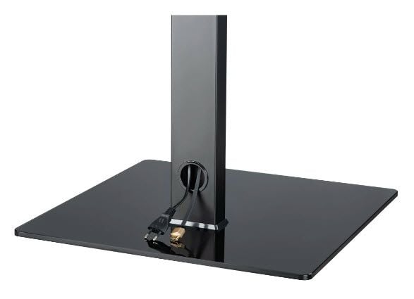Hama 00220866, 139,7 cm (55"), 100 x 100 mm, 400 x 400 mm, 6°, Glass, Metall, Sort