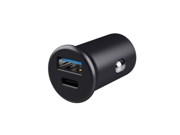 Trust Maxo - Bilstrømadapter - 38 watt - PD 3.0, QC 3.0 (USB, USB-C) - svart