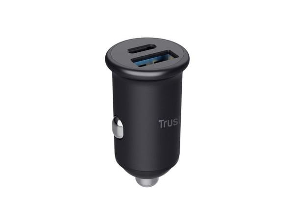Trust Maxo - Bilstrømadapter - 38 watt - PD 3.0, QC 3.0 (USB, USB-C) - svart