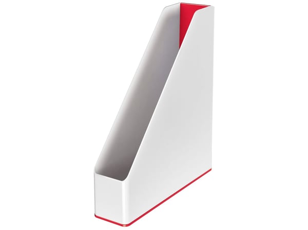 Leitz WOW, Polystyrene (PS), Red, White, A4, 73 mm, 272 mm, 318 mm