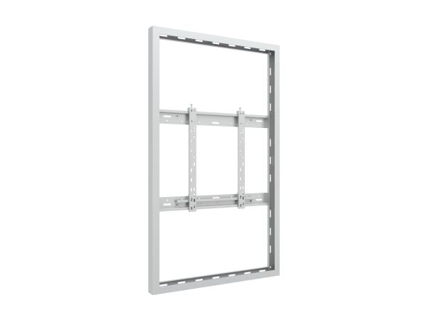 Multibrackets M Pro Series - Innhegning - smal profil - for flatpanel - medium - stål - hvit - skjermstørrelse: 55" - veggmonterbar