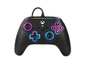 PowerA XBGP0076-01, peliohjain, Xbox Series S, Xbox Series X, johdollinen, USB, USB Type-C, musta