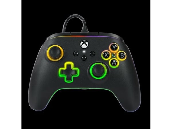 PowerA XBGP0076-01, peliohjain, Xbox Series S, Xbox Series X, johdollinen, USB, USB Type-C, musta