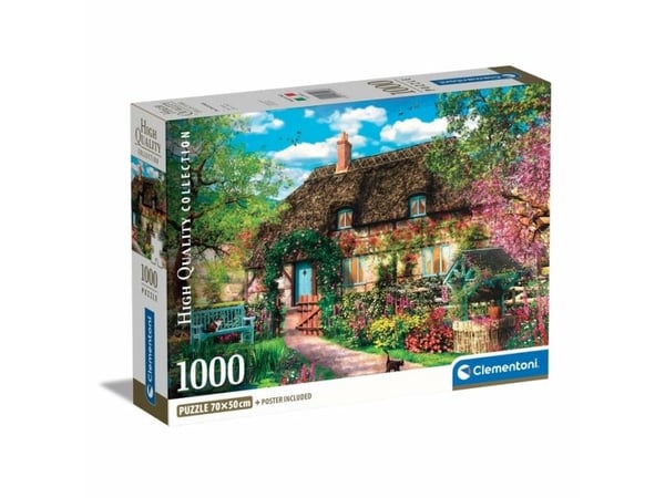Clementoni High Quality Collection The Old Cottage, 1000 styck, Konst, 18 År
