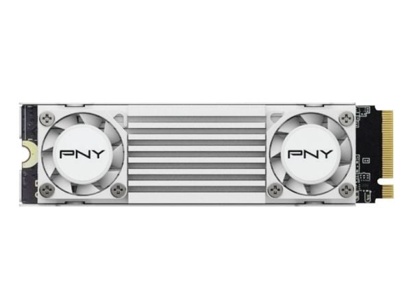 PNY CS3150 - SSD - kryptert - 2 TB - intern - M.2 2280 - PCI Express 5.0 x4 (NVMe) - TCG Opal Encryption 2.0 - integrert kjøle