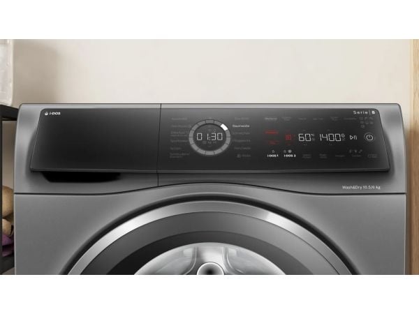 Bosch - Vaskemaskin/tørker - Nisje - bredde: 60 cm - høyde: 85 cm - frontileggelse - 10.5 kg