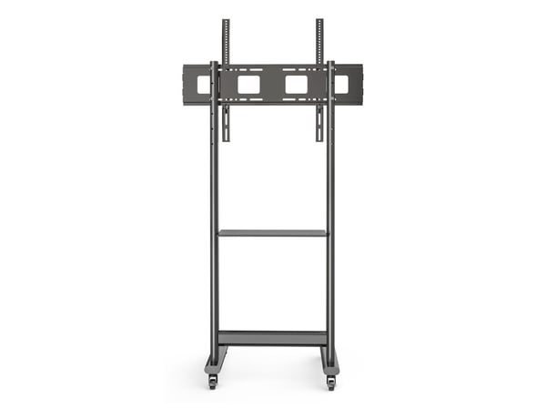 Mobil TV-stativ 50-90" opp til 70 kg, justerbar AV-hylle