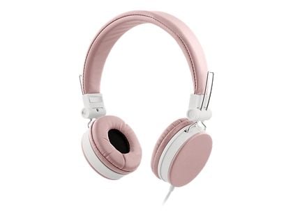Streetz HL-W202, Koblet med ledninger (ikke trådløs), 20 - 20000 Hz, Samtaler/musikk, 160 g, Hodesett, Rosa