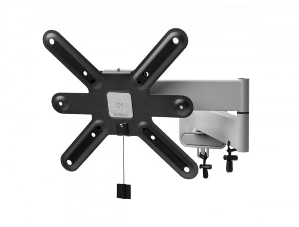 One For All WM 6254, 33 cm (13"), 109,2 cm (43"), 25 kg, 75 x 75 mm, 200 x 200 mm, Svart, Grå