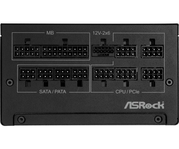 ASRock Steel Legend SL-850G - Strømforsyning (intern) - ATX12V 3.1/ EPS12V - 80 PLUS Gold - Cybenetics Platinum - AC 100-240 V - 850 watt - stålsvart
