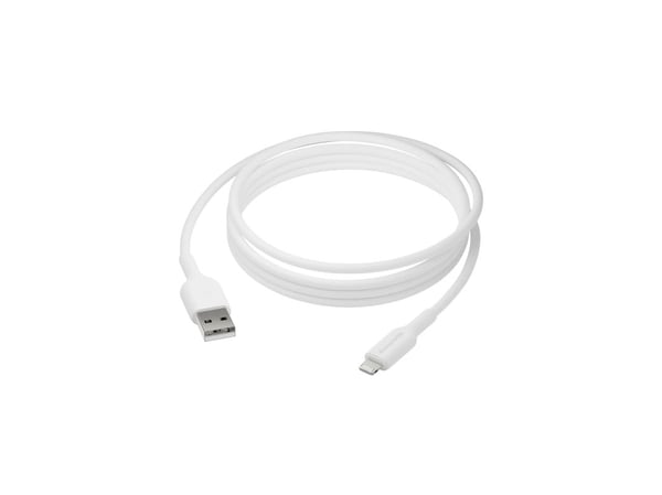 dbramante1928 re-charge - Lightning-kabel - USB hann til Lightning hann - 2 m - hvit