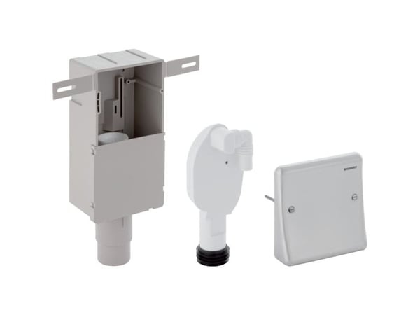 Geberit 152.232.00.1, Adapter skjerm, EPDM (pakning), Plast, Vegg, 36 l/min