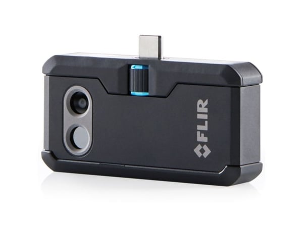 FLIR One FP3IC, Noise equivalent temperature difference (NETD), 160 x 120 piksler, 12 µm, -20 - 400 °C, 55°, 43°