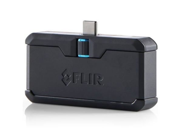 FLIR One FP3IC, Noise equivalent temperature difference (NETD), 160 x 120 piksler, 12 µm, -20 - 400 °C, 55°, 43°