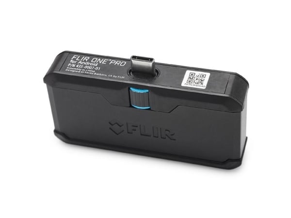 FLIR One FP3IC, Noise equivalent temperature difference (NETD), 160 x 120 piksler, 12 µm, -20 - 400 °C, 55°, 43°