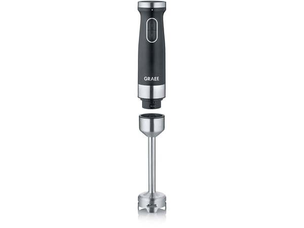 Graef HB602, Upotettava sekoitin, 1200 W, musta, Ruostumaton teräs