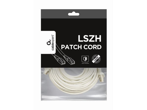 Cablexpert - Koblingskabel - RJ-45 (hann) til RJ-45 (hann) - 10 m - 6.2 mm - S/FTP - CAT 6a - halogenfri, formstøpt, uten hindringer - oransje