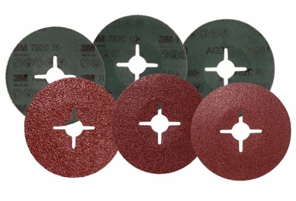 3M 779913, Slipeskive, Aluminium, Rustfritt stål, Titan, Ceramic fibre, 12000 RPM, Rund, 2,2 cm